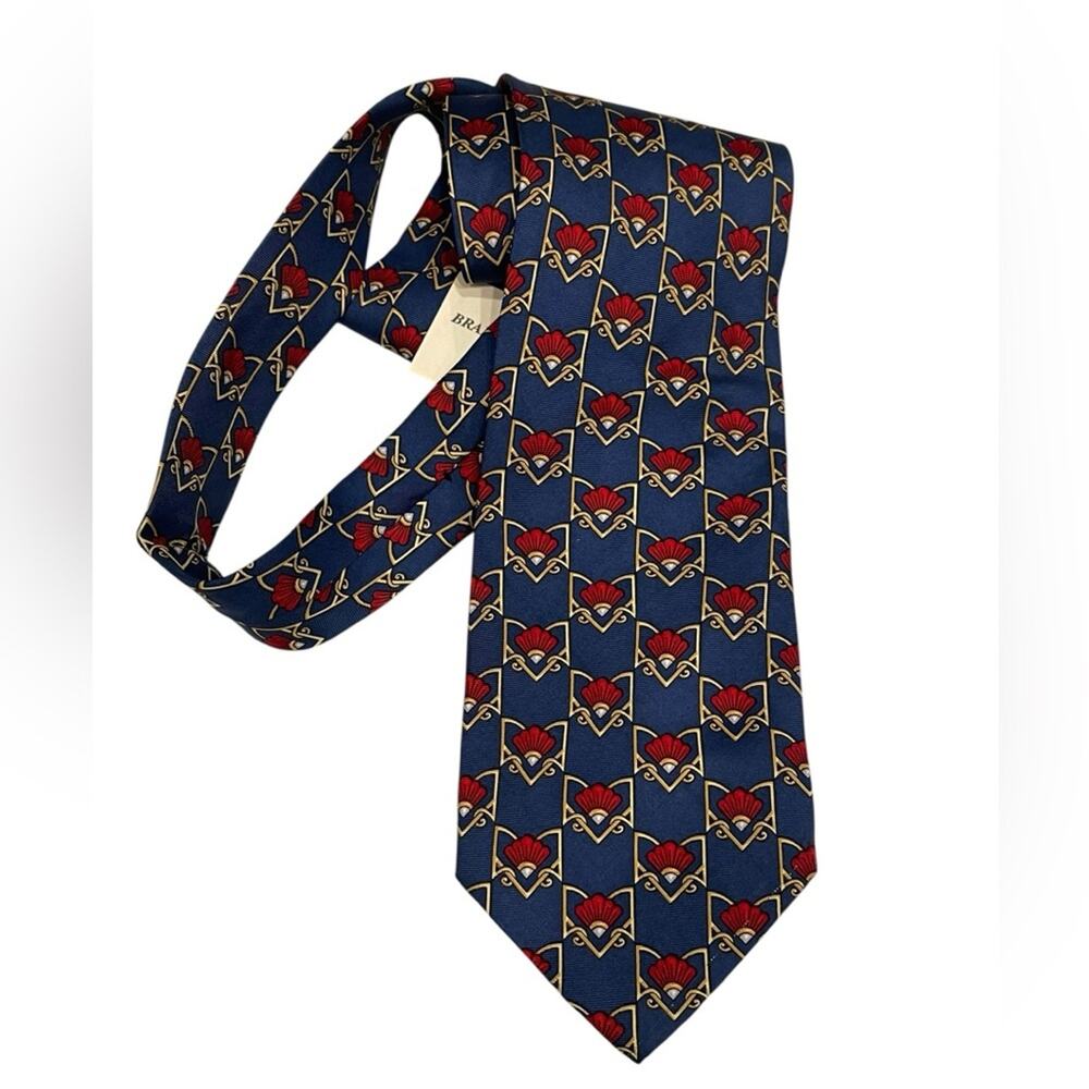 Vintage Rare Paolo Gucci 100% silk men's tie made in Italy NWT